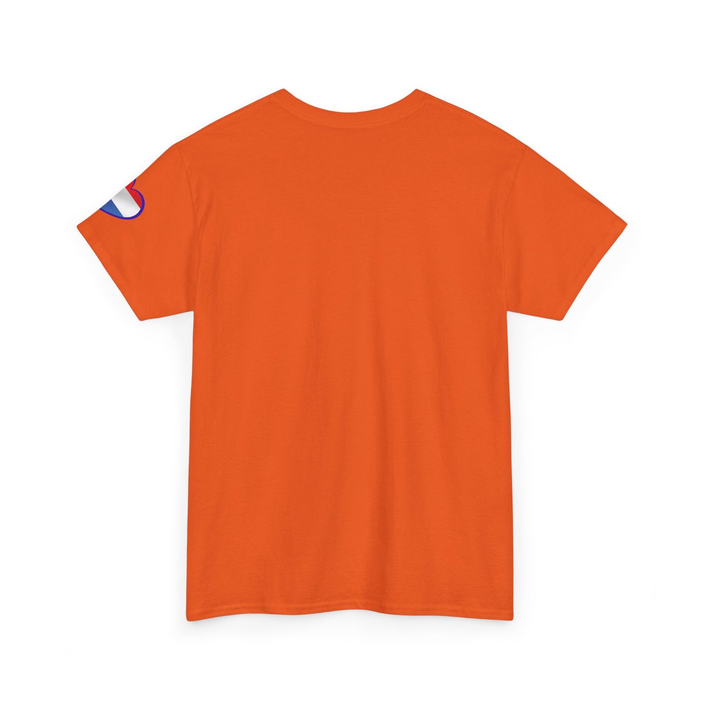 Netherlands Lion T-Shirt — Retro Orange Collegiate Tee