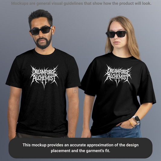 DA000b - Spiked Logo T-shirt – BLACK SPELL EDITION
